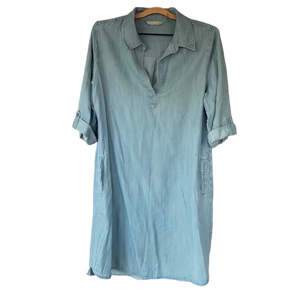 Soft Surroundings Dresses & Skirts - Soft Surroundings Light Blue Tencel Dress Size Medium